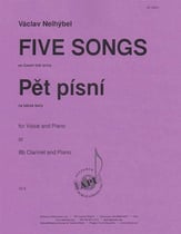 Five Songs on Czech Folk Lyrics Vocal Solo & Collections sheet music cover